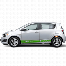 Kit adesivi laterali in vinile stile racing per Chevrolet Sonic_3