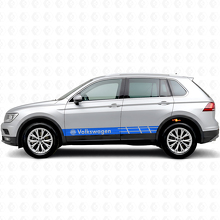 Adesivo in vinile con strisce e logo VW per Volkswagen Tiguan_2