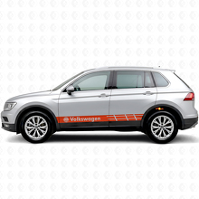 Adesivo in vinile con strisce e logo VW per Volkswagen Tiguan_4