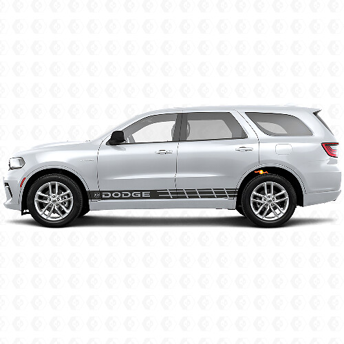 Adesivo Vinile Laterale a Strisce Brandizzate per Dodge Durango
