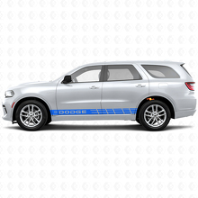Adesivo Vinile Laterale a Strisce Brandizzate per Dodge Durango_2