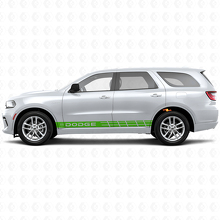Adesivo Vinile Laterale a Strisce Brandizzate per Dodge Durango_3