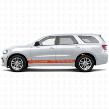 Adesivo Vinile Laterale a Strisce Brandizzate per Dodge Durango_4