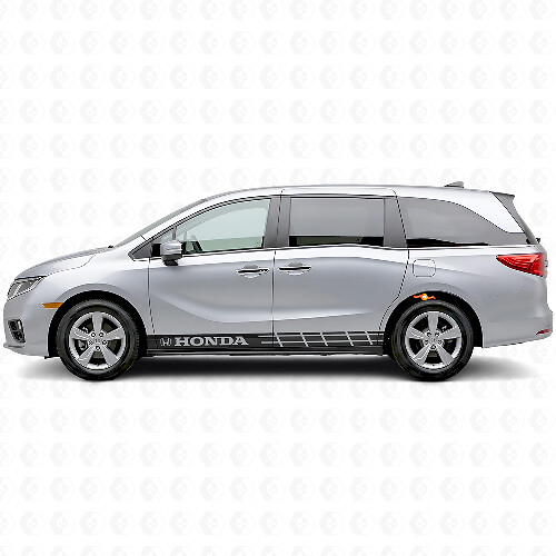 Adesivo in vinile con strisce accentate per pannello sottoporta per Honda Odyssey