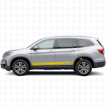 Adesivo Vinile Laterale con Strisce di Accento Marchiate per Honda Pilot_5