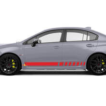 2X Grafica a più colori BRZ WRX IMPREZA Adesivo per decalcomanie in vinile da corsa per auto 3