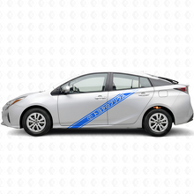 Adesivo in Vinile a Strisce Stile Giapponese Laterale per Toyota Prius_2