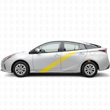 Adesivo in Vinile a Strisce Stile Giapponese Laterale per Toyota Prius_5