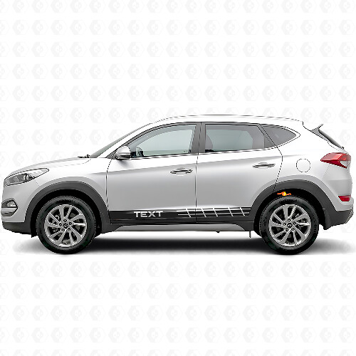 Adesivo in Vinile a Strisce Stile Racing Laterale per Hyundai Tucson
