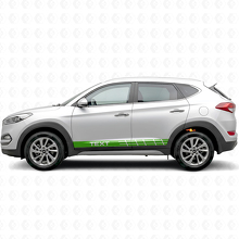 Adesivo in Vinile a Strisce Stile Racing Laterale per Hyundai Tucson_3