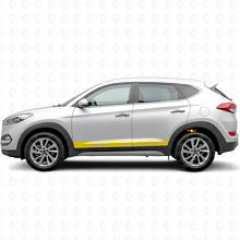 Adesivo in Vinile a Strisce Stile Racing Laterale per Hyundai Tucson_5