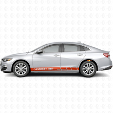 Adesivo in vinile laterale con strisce di marca per Chevrolet Malibu_4