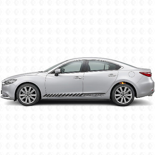 Adesivo in vinile strisce lampeggianti Zoom-Zoom per fianco Mazda Mazda6