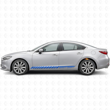 Adesivo in vinile strisce lampeggianti Zoom-Zoom per fianco Mazda Mazda6_2