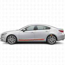 Adesivo in vinile strisce lampeggianti Zoom-Zoom per fianco Mazda Mazda6_4
