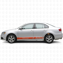 Strisce Accentate Adesivo Vinile Laterale per Volkswagen Jetta_4