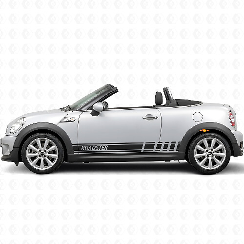 Adesivo in Vinile con Strisce Laterali Stile Racing per MINI Roadster