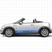 Adesivo in Vinile con Strisce Laterali Stile Racing per MINI Roadster_2