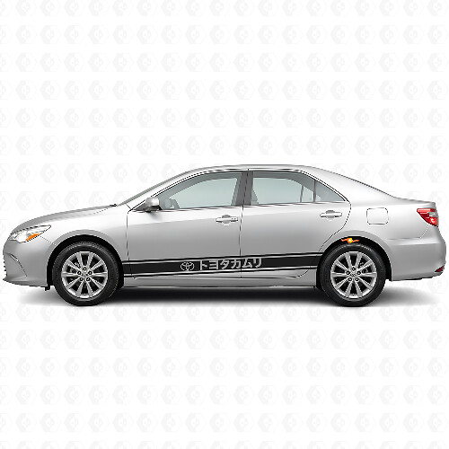 Adesivo Vinile a Strisce in Stile Giapponese per Porta per Toyota Camry