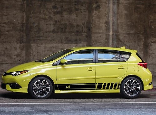 2X Adesivi in Vinile Grafica Multicolore Camry Auto da Corsa Giapponese 2