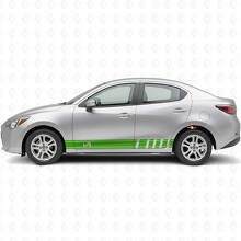 Kit Adesivo in Vinile con Strisce Laterali Racing per Scion iA o Toyota Yaris iA_3