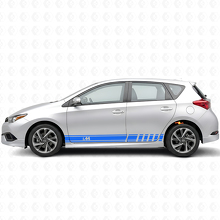 Kit Adesivi Laterali a Strisce con Simbolo iM per Auto Toyota Scion_2