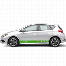 Kit Adesivi Laterali a Strisce con Simbolo iM per Auto Toyota Scion_3