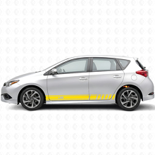Kit Adesivi Laterali a Strisce con Simbolo iM per Auto Toyota Scion_5
