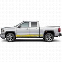 Adesivo in Vinile Strisce Laterali Accent per GMC Sierra_5