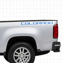 Adesivo in Vinile con Scritta Colorado per Sponda del Cassone per Chevrolet Colorado_2