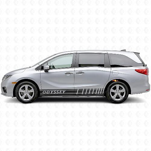 Adesivo laterale in vinile con strisce stile racing per Honda Odyssey 2018-2020