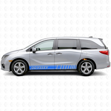 Adesivo laterale in vinile con strisce stile racing per Honda Odyssey 2018-2020_2