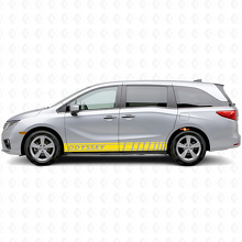 Adesivo laterale in vinile con strisce stile racing per Honda Odyssey 2018-2020_5