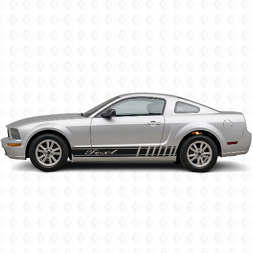 Kit Adesivi Laterali in Vinile Stile Racing Personalizzati per Musclecar Musclecarmodel