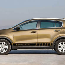 Adesivo decalcomania in vinile con strisce laterali da corsa adatto a Kia Sportage
 3