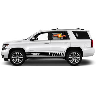 2X Grafica a più colori Chevrolet Tahoe Symbol Car Racing Adesivo per decalcomanie in vinile