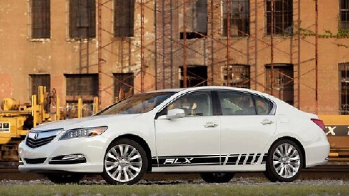 2 adesivi in ​​vinile con grafica multipla a colori Acura RLX Symbol Car Racing
