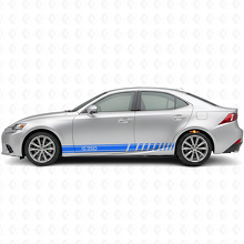 Adesivo Laterale in Vinile con Strisce da Corsa Logo IS350 per Lexus IS 2014-2020_2