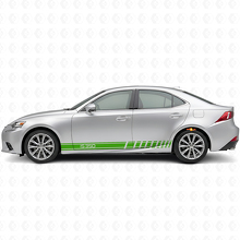 Adesivo Laterale in Vinile con Strisce da Corsa Logo IS350 per Lexus IS 2014-2020_3