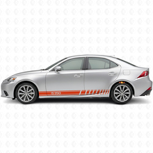 Adesivo Laterale in Vinile con Strisce da Corsa Logo IS350 per Lexus IS 2014-2020_4