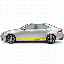 Adesivo Laterale in Vinile con Strisce da Corsa Logo IS350 per Lexus IS 2014-2020_5