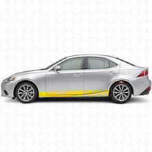 Adesivo Vinilato Laterale a Strisce Stile Turbo per Lexus IS_5
