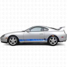 Adesivo in Vinile con Strisce Laterali Logo Toyota per Toyota Supra_2