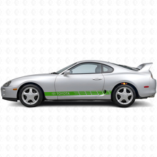 Adesivo in Vinile con Strisce Laterali Logo Toyota per Toyota Supra_3