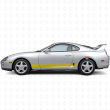 Adesivo in Vinile con Strisce Laterali Logo Toyota per Toyota Supra_5