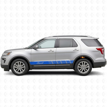 Kit adesivi vinile personalizzati strisce laterali racing per Musclecar Explorer Expedition_2
