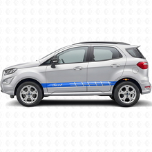Kit di Decalcomanie in Vinile con Strisce Laterali da Corsa Personalizzate per Musclecar EcoSport GT_2