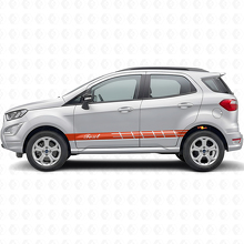 Kit di Decalcomanie in Vinile con Strisce Laterali da Corsa Personalizzate per Musclecar EcoSport GT_4