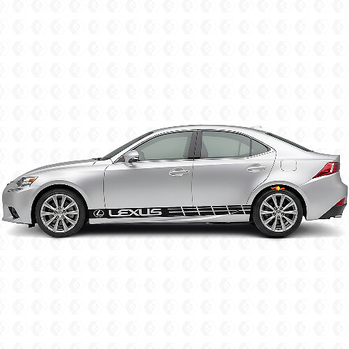 Set di Adesivi in Vinile con Strisce Laterali Racing per Lexus IS 200t 250 300