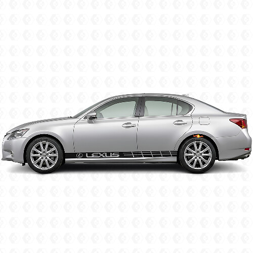 Set di Adesivi in Vinile Strisce Laterali Racing per Lexus GS 350 F Sport / GS 450h